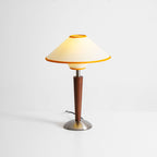 Modern Wood Table Lamp With Fabric Shade for Living Room — Ashbury Home & Living