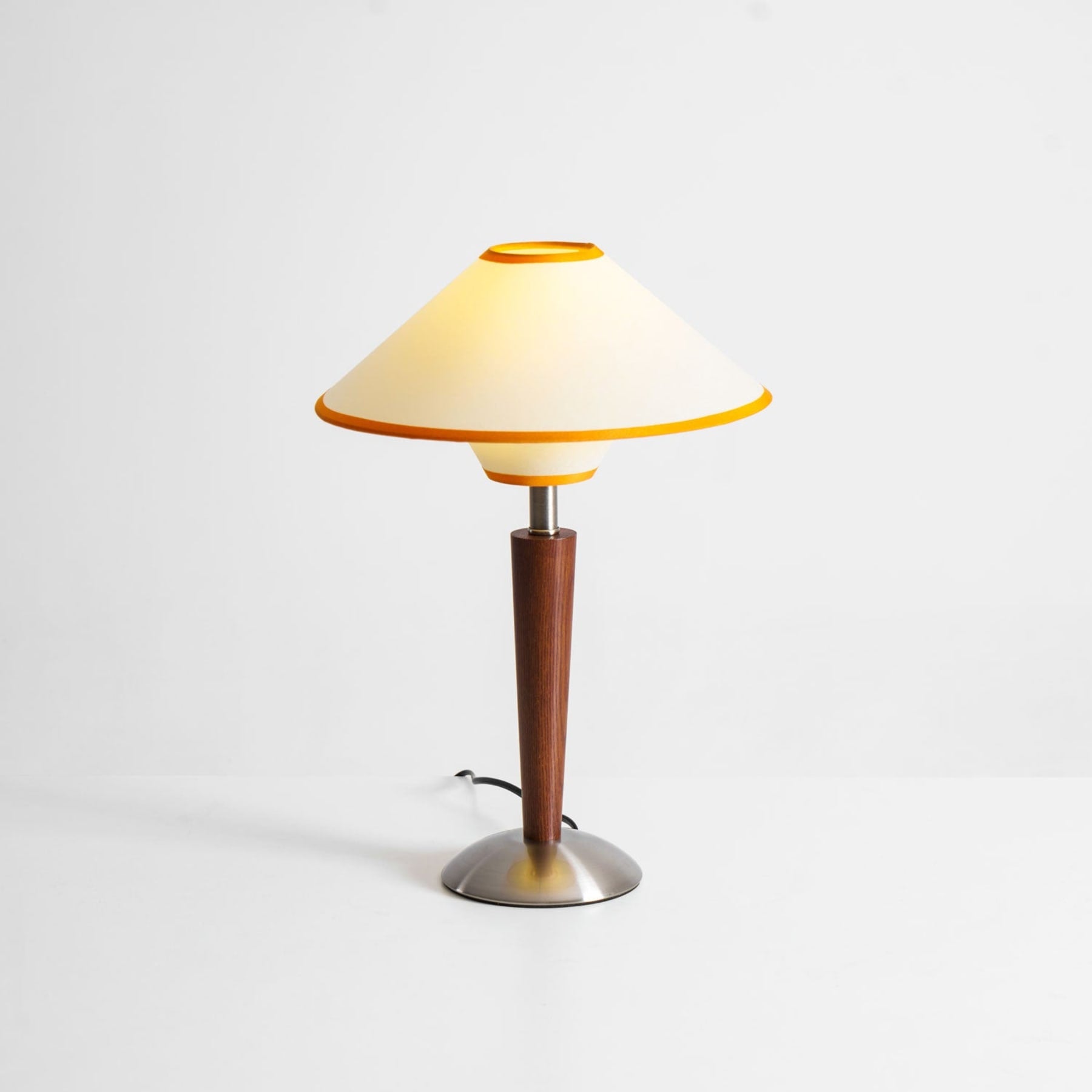 Modern Wood Table Lamp With Fabric Shade for Living Room — Ashbury Home & Living