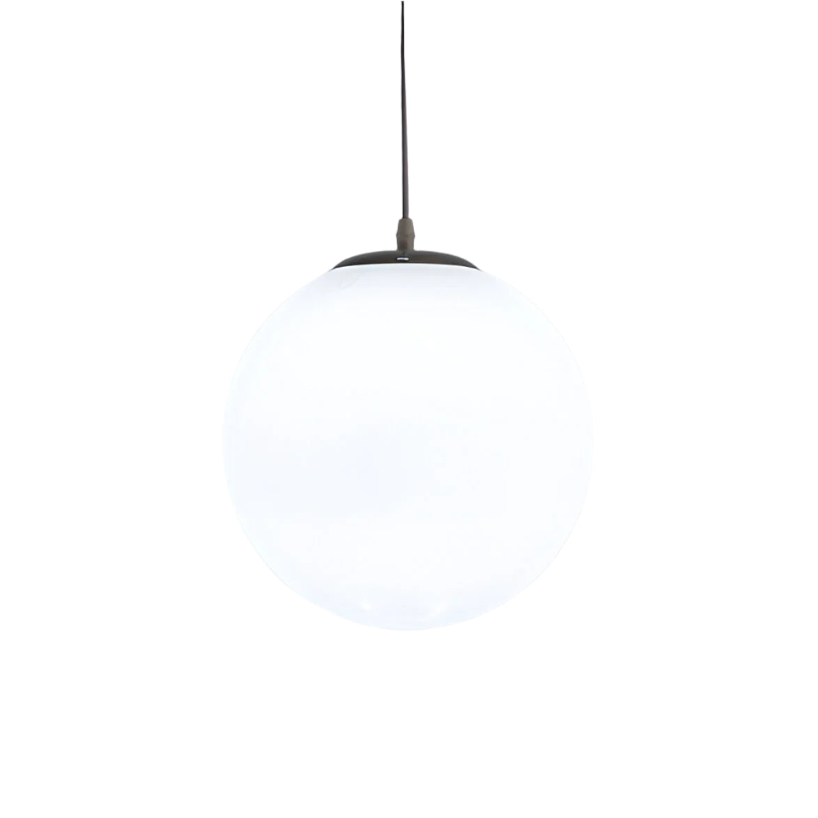 Globe Glass Pendant Light With Adjustable Cord