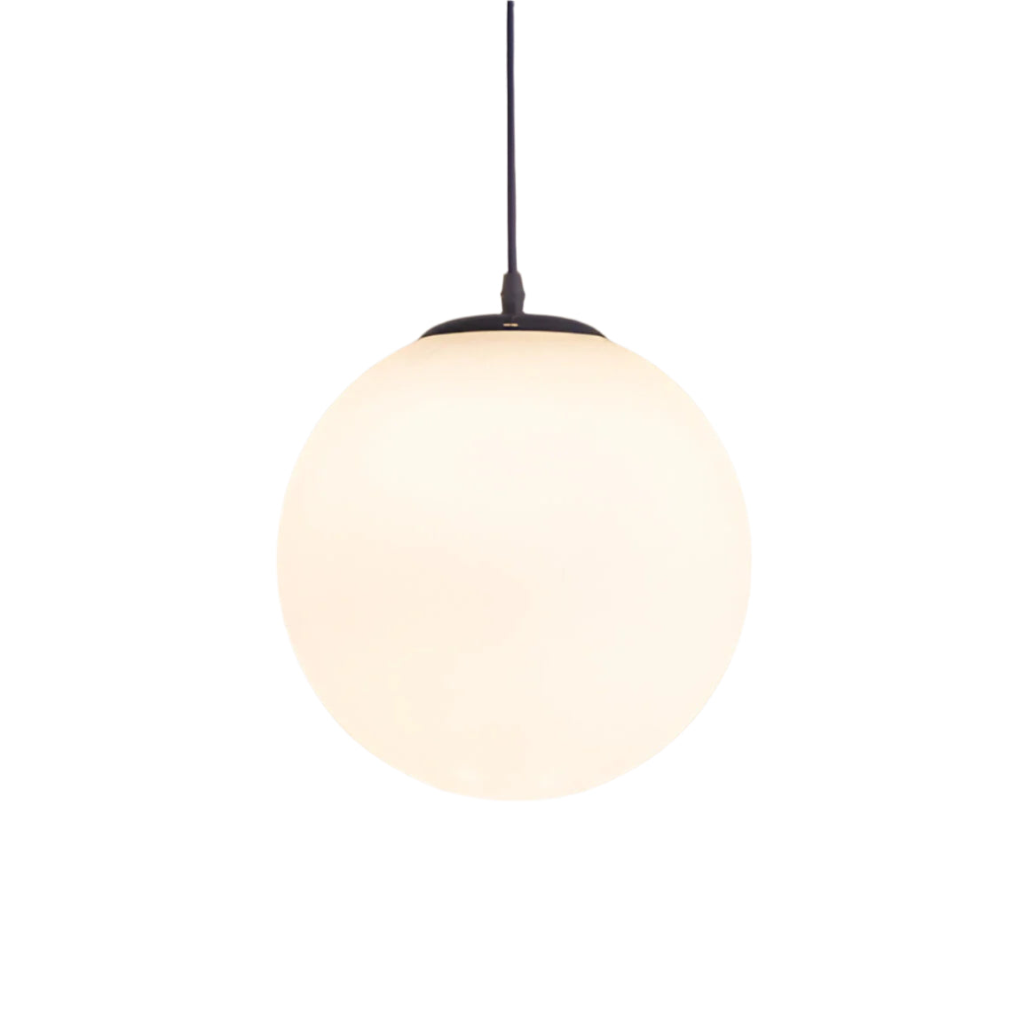 Globe Glass Pendant Light With Adjustable Cord