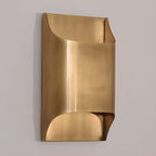 Modern Brass Wall Light With Warm LED Glow for Living Room — Ashbury Home & Living