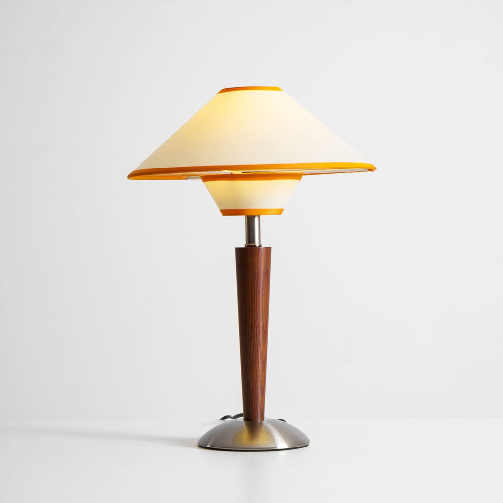 Modern Wood Table Lamp With Fabric Shade for Living Room — Ashbury Home & Living