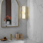 Modern Marble Wall Light With Warm LED Glow for Living Room — Ashbury Home & Living