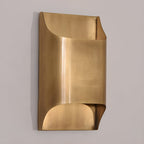 Modern Brass Wall Light With Warm LED Glow for Living Room — Ashbury Home & Living
