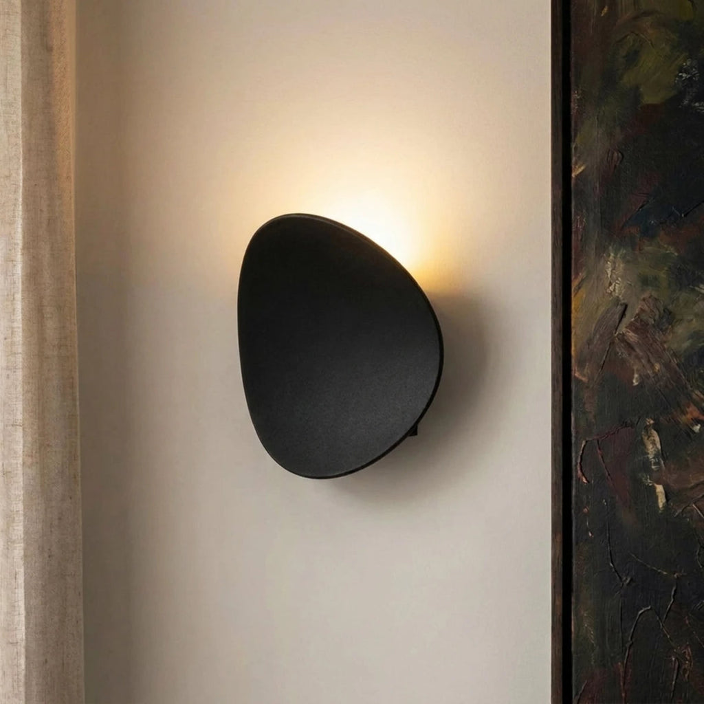 Modern Aluminium Round Wall Light for Living Room — Ashbury Home & Living