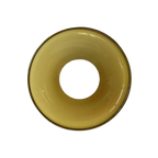 Scandinavian Glass Disc Ceiling Light With Flush Mount Design