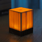 Wooden Modern Table Lamp With Rechargeable Battery For Bedroom — Ashbury Home & Living