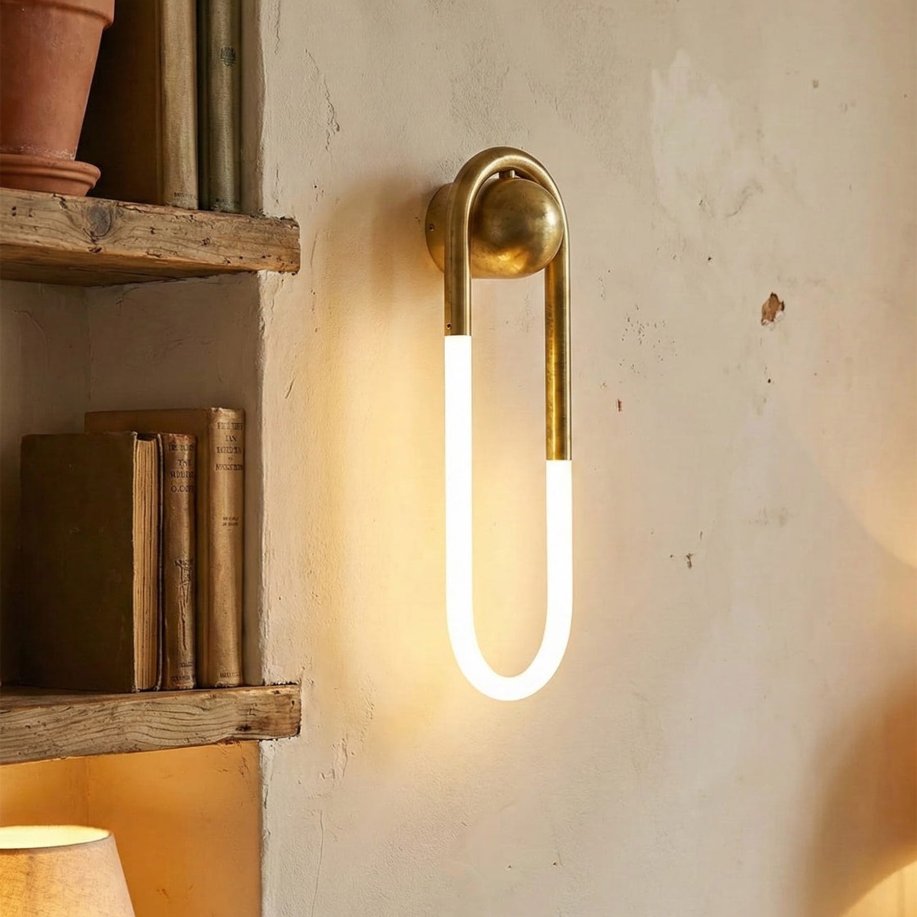 Minimalist Metal Wall Light for Living Room and Bedroom — Ashbury Home & Living