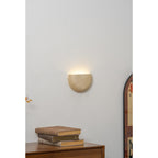 Modern Travertine Stone Wall Light for Living Room — Ashbury Home & Living