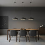 Contemporary Iron Pendant Light With Warm LED Glow — Ashbury Home & Living