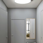 Minimalist Iron Flush Mount Ceiling Light With Slim Low-Profile Design — Ashbury Home & Living