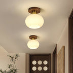 Modern Solid Wood Semi-Flush Ceiling Light for Living Room — Ashbury Home & Living
