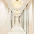 Modern Glass Flush Mount Ceiling Light — Ashbury Home & Living