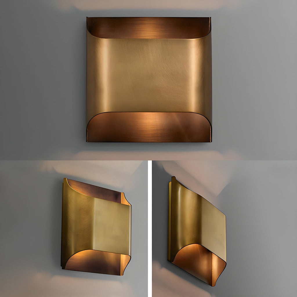 Modern Brass Wall Light With Warm LED Glow for Living Room — Ashbury Home & Living