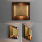 Modern Brass Wall Light With Warm LED Glow for Living Room — Ashbury Home & Living