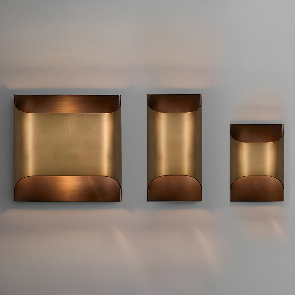 Modern Brass Wall Light With Warm LED Glow for Living Room — Ashbury Home & Living