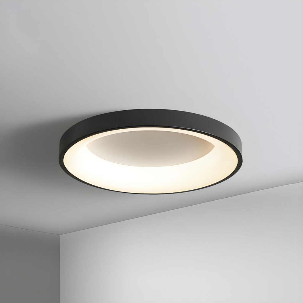 Round Flush Mount Ceiling Light with Diffuser