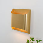 Modern Brass Wall Light With Warm LED Glow for Living Room — Ashbury Home & Living
