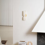Modern Marble Wall Light With Warm LED Glow for Living Room — Ashbury Home & Living