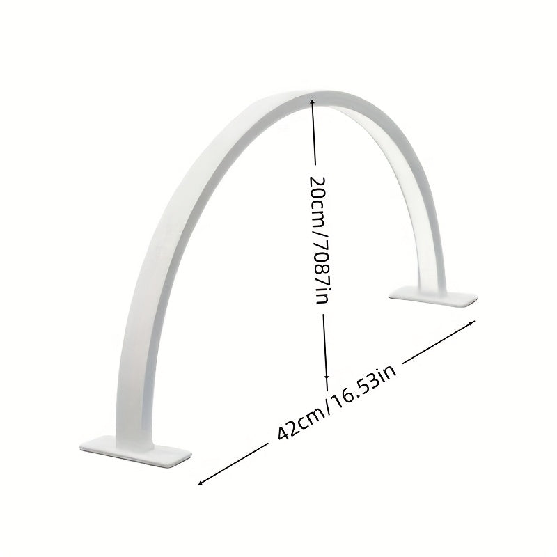 Crescent Moon LED Desk Lamp Adjustable Brightness and Colour Temperature Metal Arch Lamp USB Powered Light for Home Office | Study and Nail Art