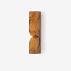 Modern Marble Wall Light With Warm LED Glow for Living Room in Gold & Brown Alabaster — Ashbury Home & Living
