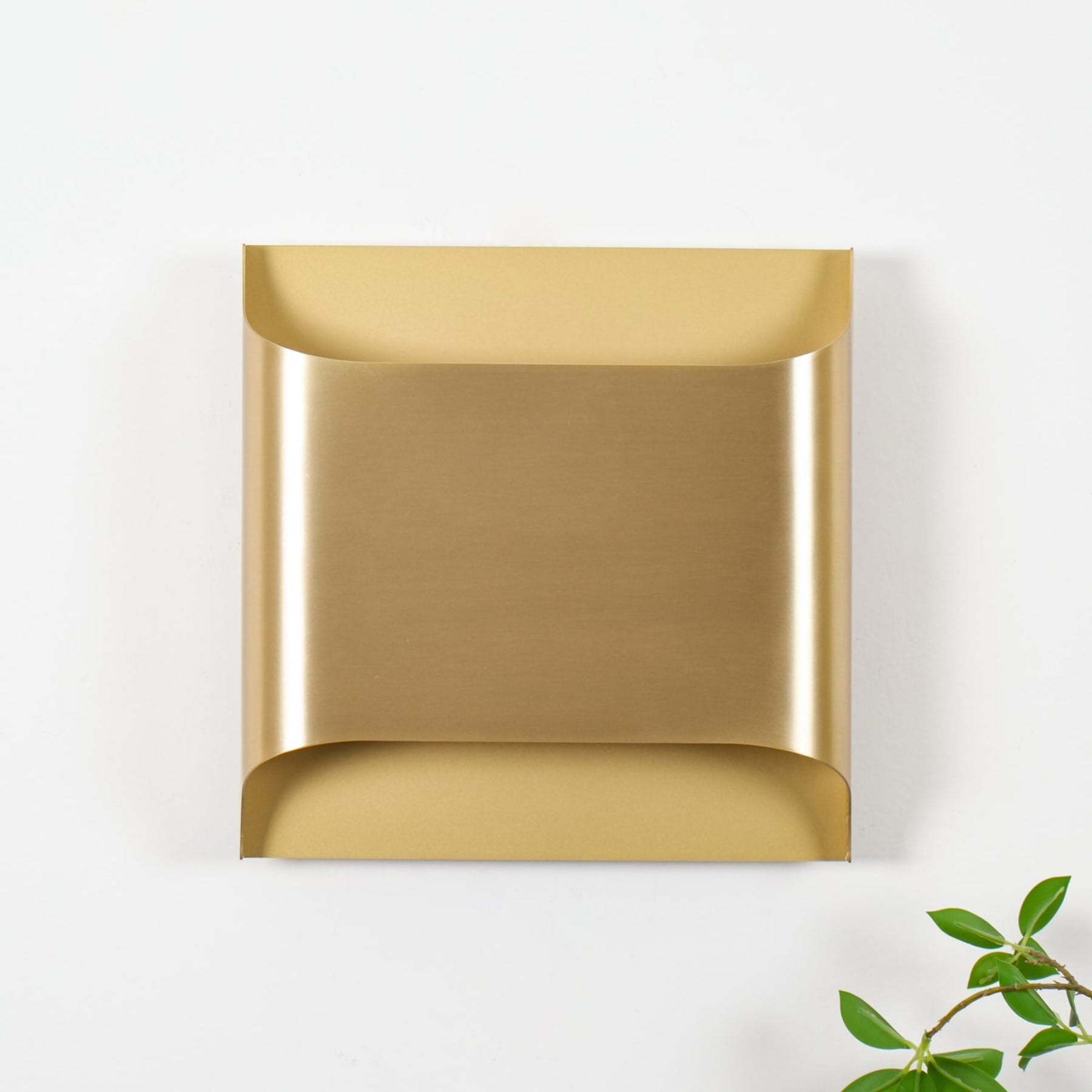 Modern Brass Wall Light With Warm LED Glow for Living Room — Ashbury Home & Living