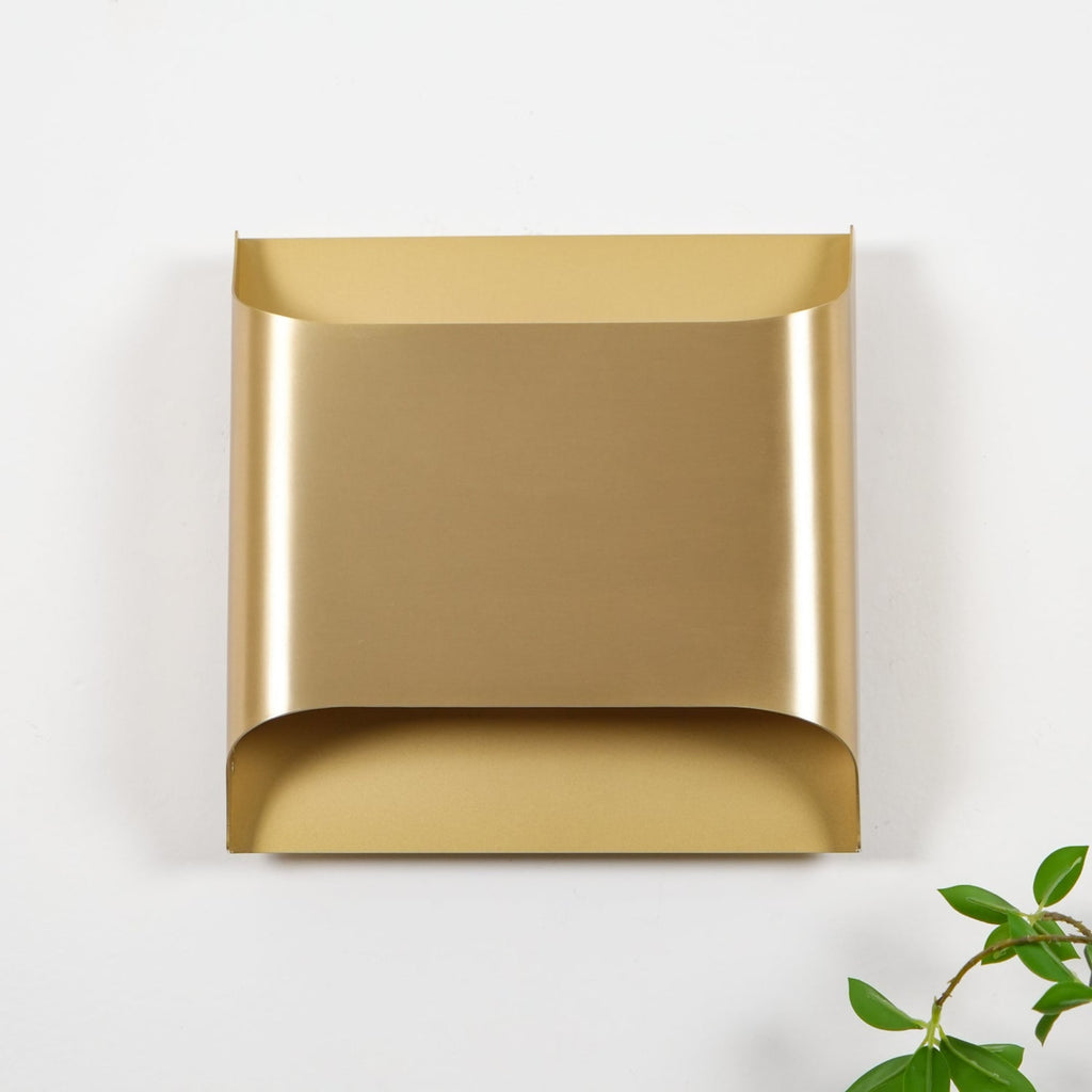 Modern Brass Wall Light With Warm LED Glow for Living Room — Ashbury Home & Living