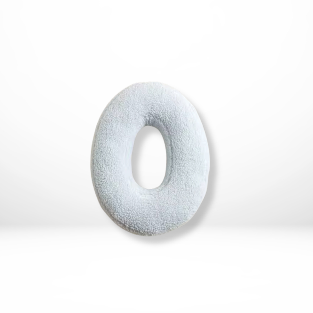 Alphabet Letter Cushion Soft Velvet Look Decorative Letter Pillow Personalised Initial Cushion for Sofa | Bed and Kids Room