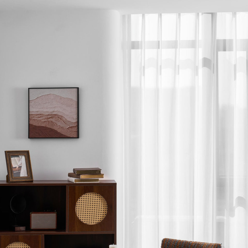 Minimalist Wood Flush Mount Ceiling Light With Slim Profile — Ashbury Home & Living