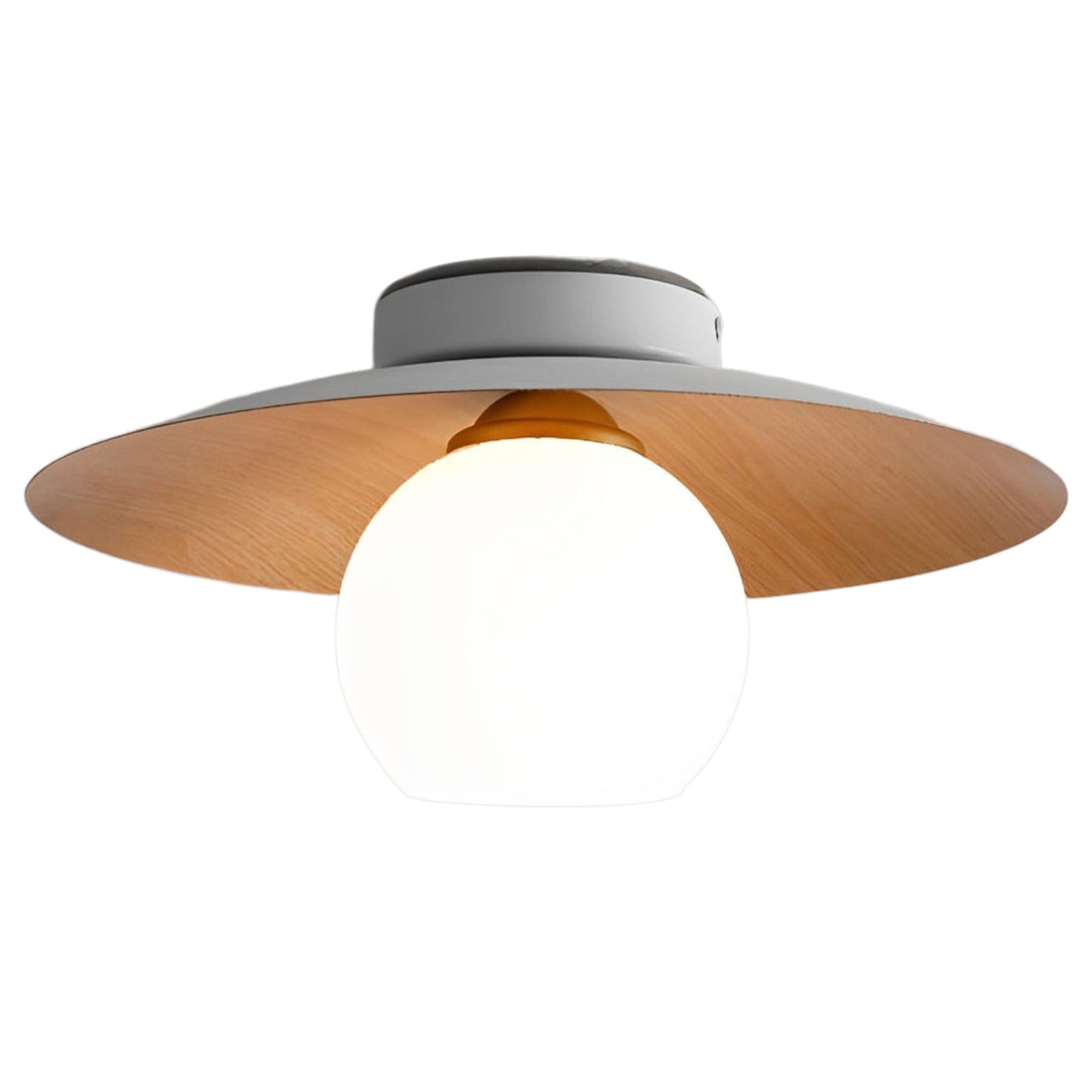 Modern Iron Semi-Flush Mount Ceiling Light for Living Room — Ashbury Home & Living