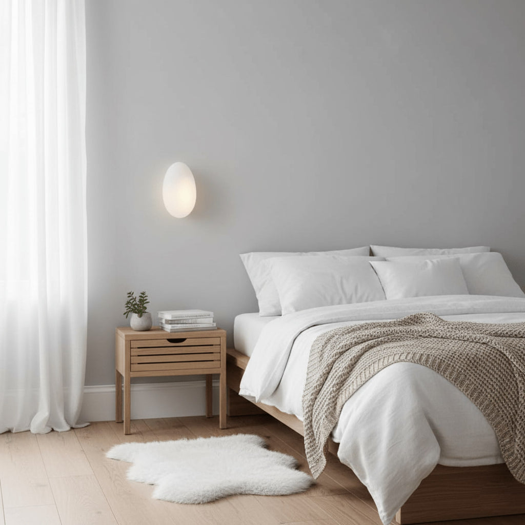 Modern Glass Wall Light With Warm Glass Shades — Ashbury Home & Living