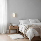 Modern Glass Wall Light With Warm Glass Shades — Ashbury Home & Living