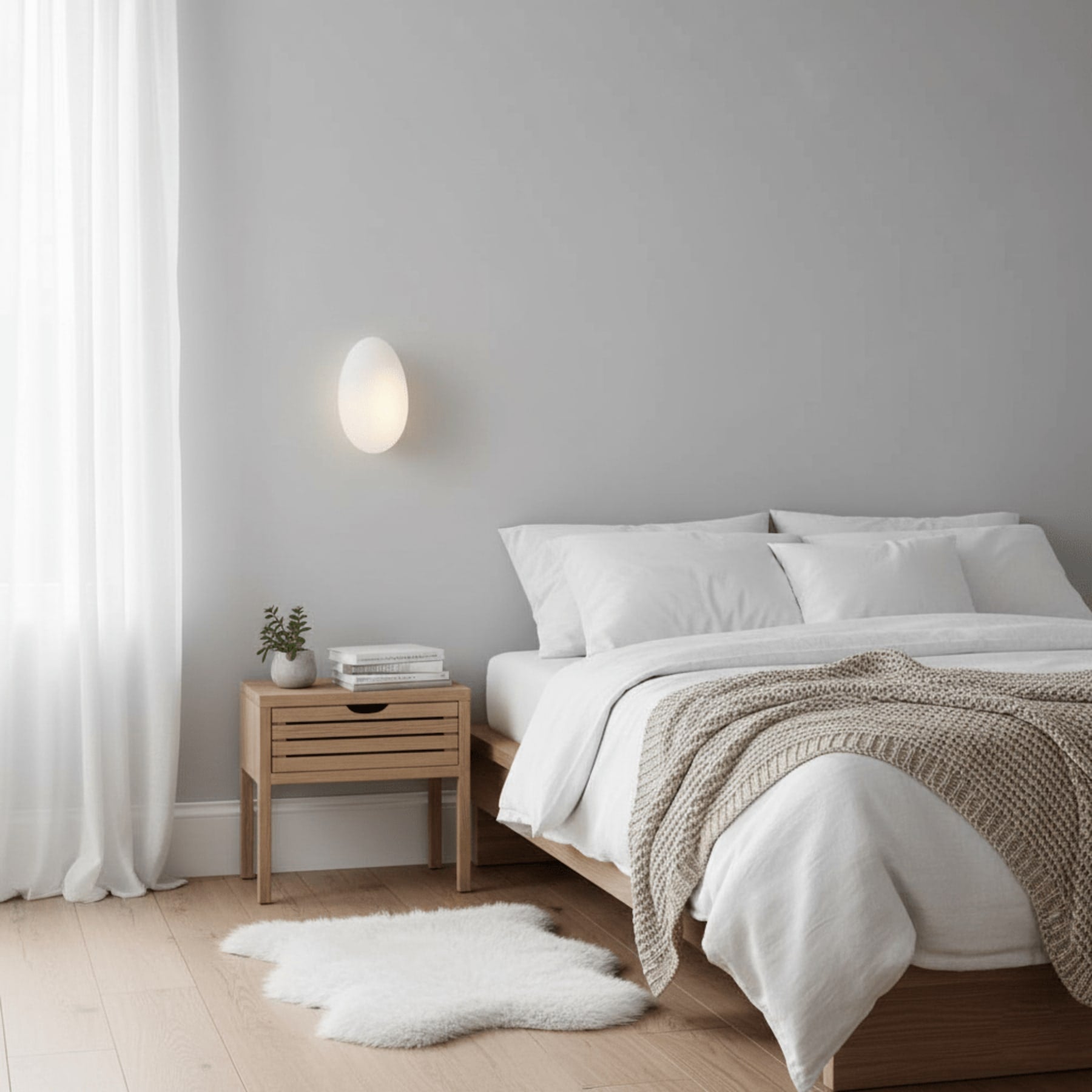 Modern Glass Wall Light With Warm Glass Shades — Ashbury Home & Living