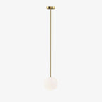 Modern Glass Pendant Light With Integrated LED for Dining Room — Ashbury Home & Living