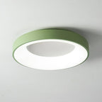 Modern Wrought Iron Flush Mount Ceiling Light With Tri-Colour LED Glow — Ashbury Home & Living