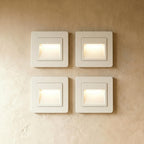 Minimalist Matte Plastic Wall Light for Hallway and Bedroom in White — Ashbury Home & Living