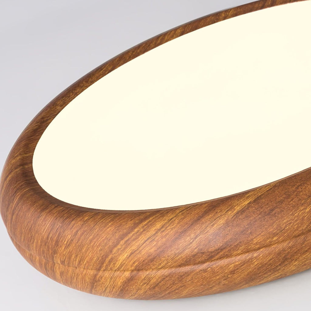 Scandinavian Wood Flush Mount Ceiling Light for Living Room — Ashbury Home & Living