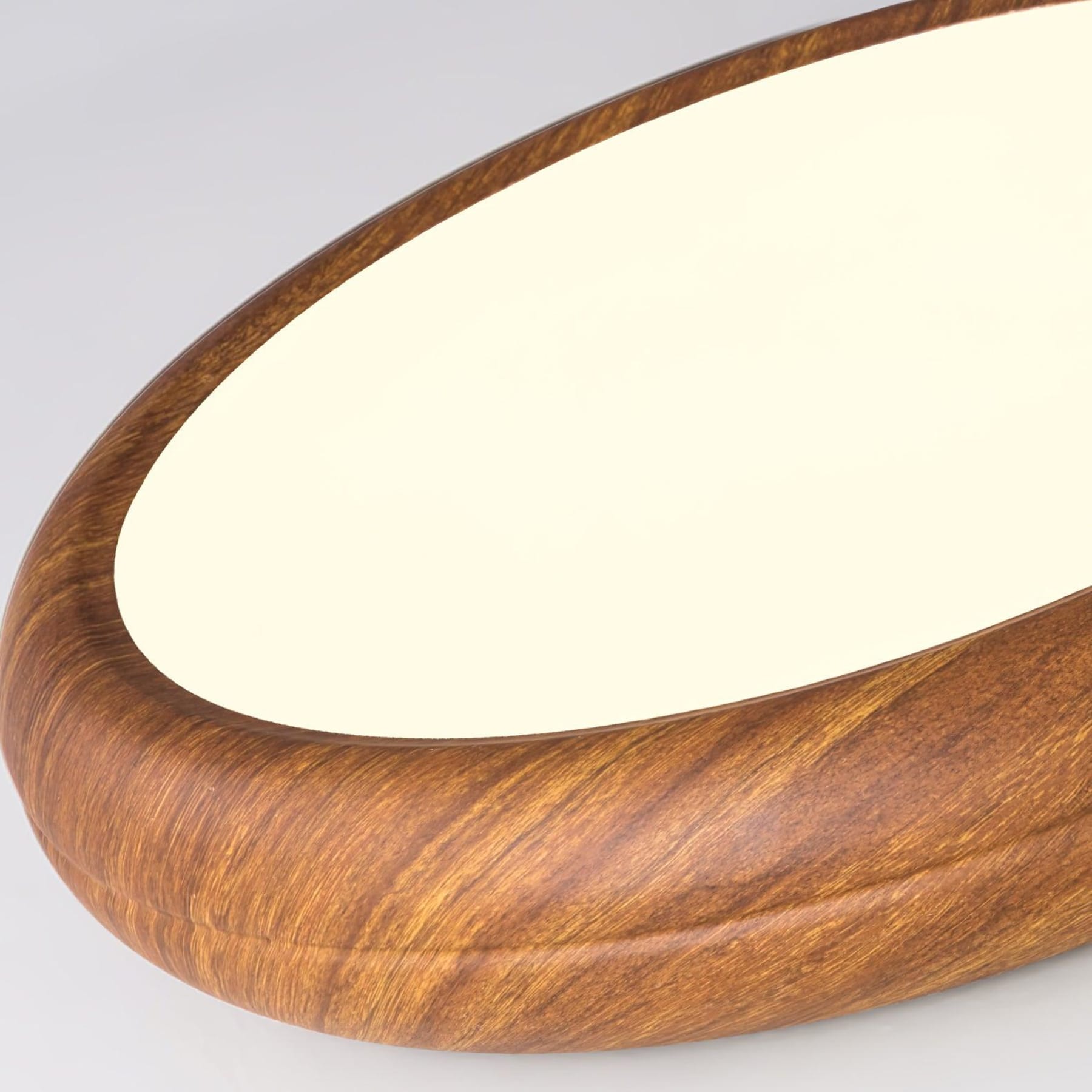 Scandinavian Wood Flush Mount Ceiling Light for Living Room — Ashbury Home & Living