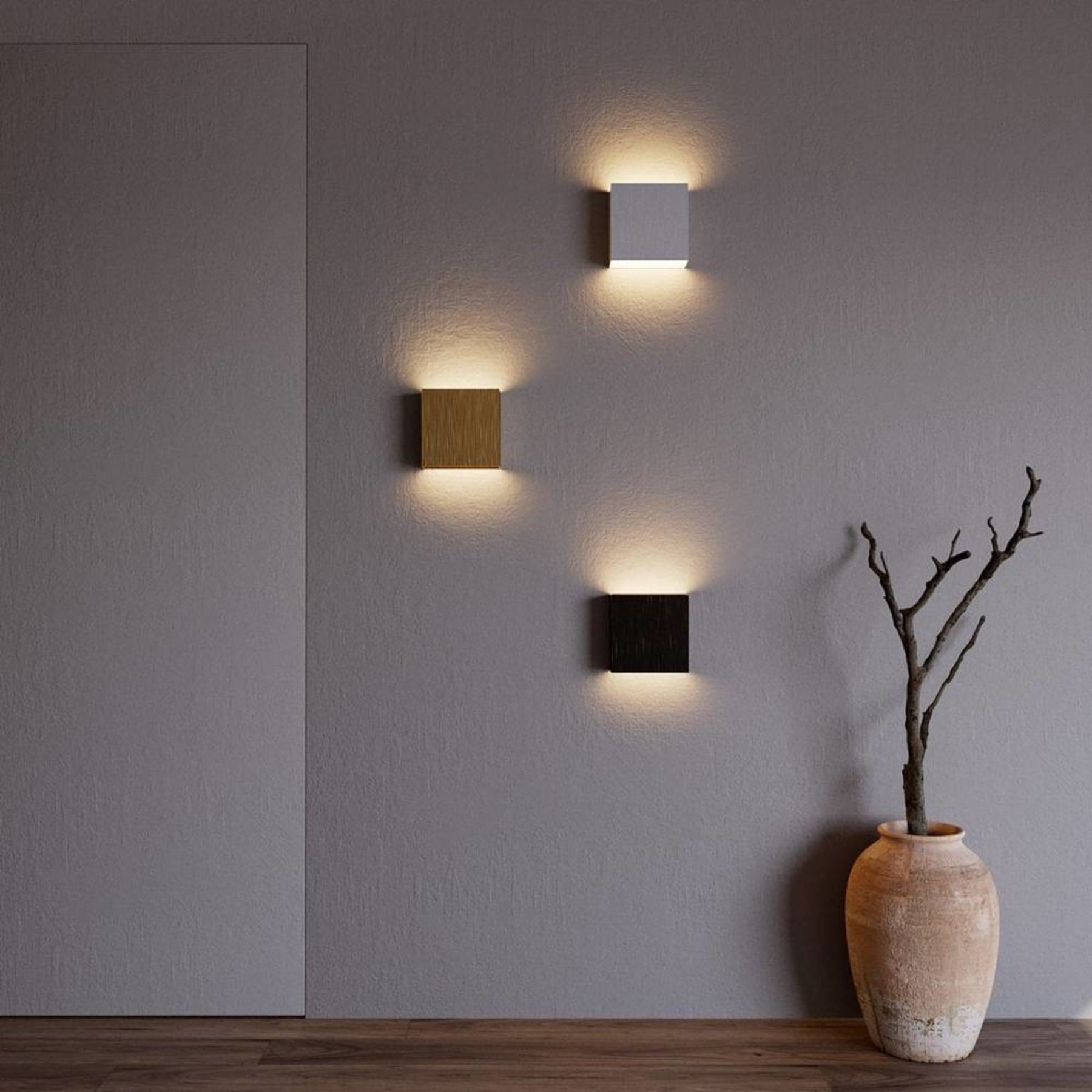 Modern Aluminium Wall Light for Living Room and Hallway — Ashbury Home & Living