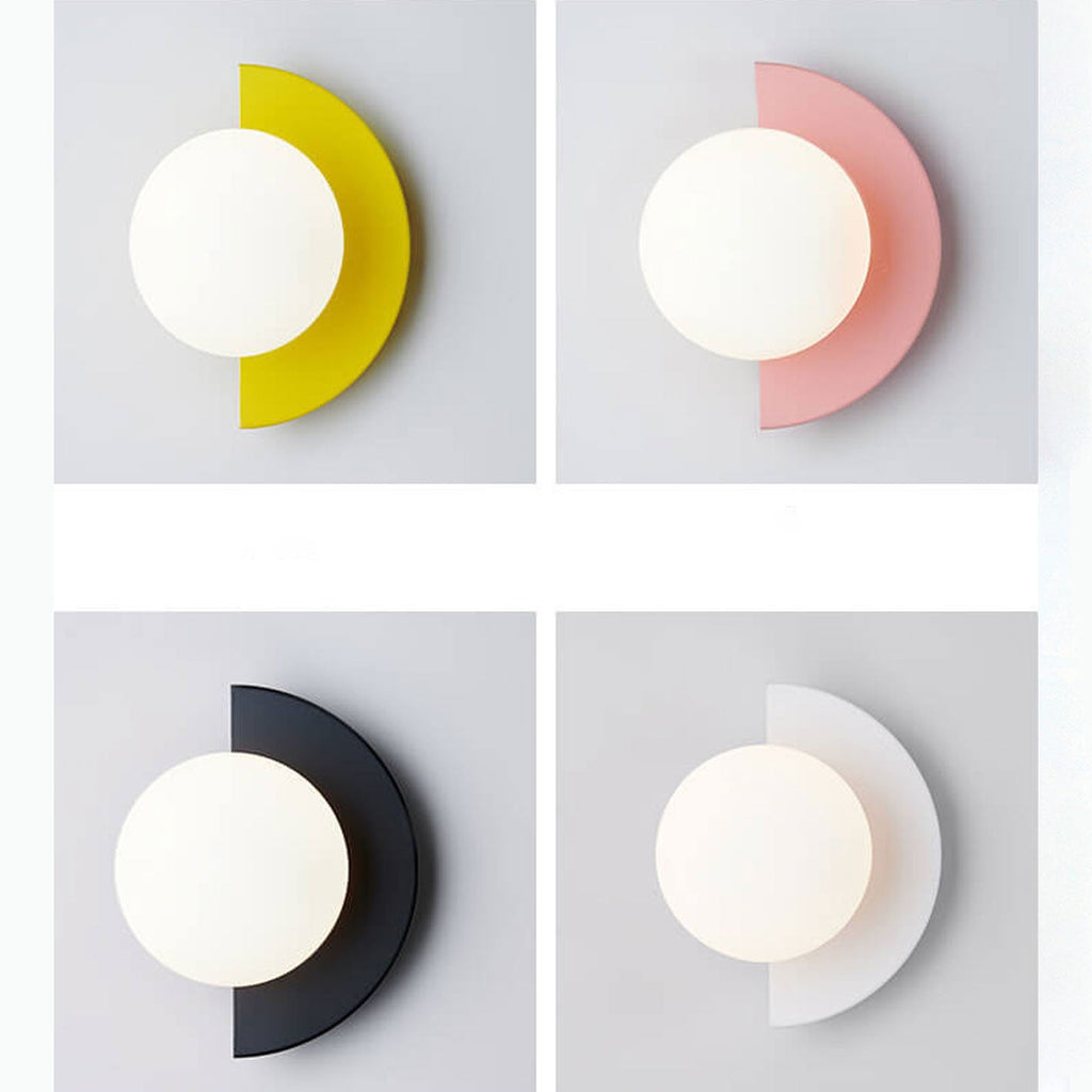 Modern Metal Wall Light With Selectable LED Glow — Ashbury Home & Living
