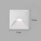 Contemporary Matte Metal Wall Light With Motion Sensor Option for Hallways — Ashbury Home & Living