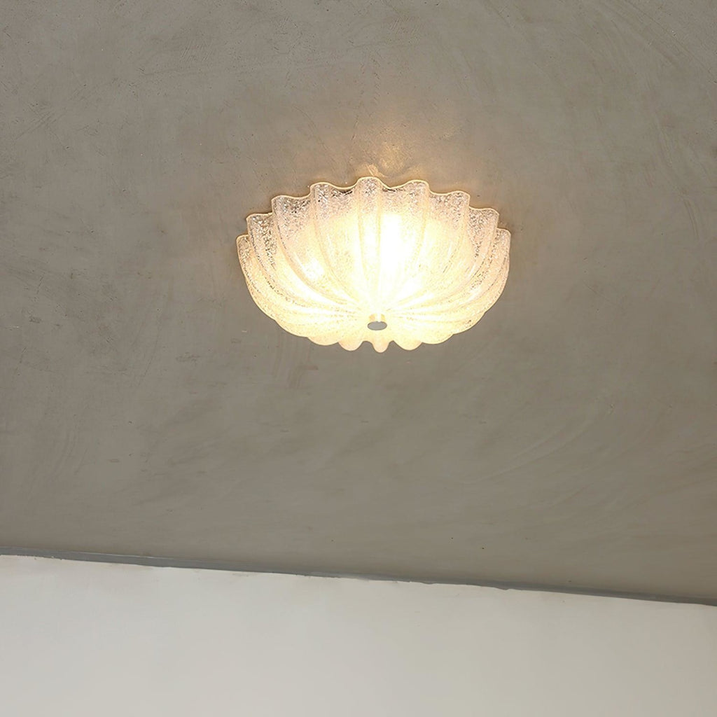 Vintage Glass Flush Mount Ceiling Light for Living Room — Ashbury Home & Living