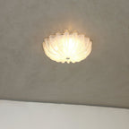Vintage Glass Flush Mount Ceiling Light for Living Room — Ashbury Home & Living