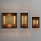 Modern Brass Wall Light With Warm LED Glow for Living Room — Ashbury Home & Living