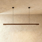 Minimalist Wood Pendant Light With Warm Daylight Glow For Dining Room — Ashbury Home & Living