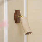 Modern Travertine Wall Light With Warm LED Glow — Ashbury Home & Living
