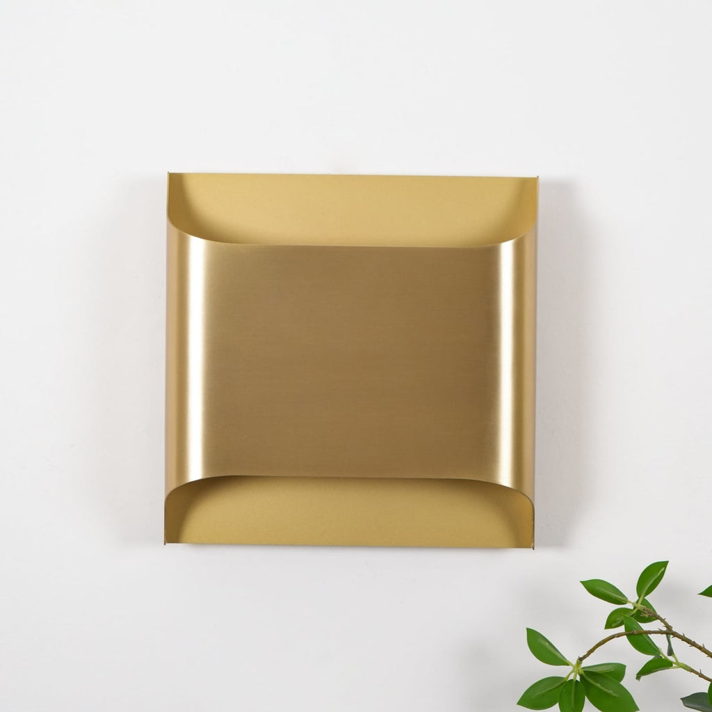 Modern Brass Wall Light With Warm LED Glow for Living Room — Ashbury Home & Living