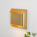 Modern Brass Wall Light With Warm LED Glow for Living Room — Ashbury Home & Living
