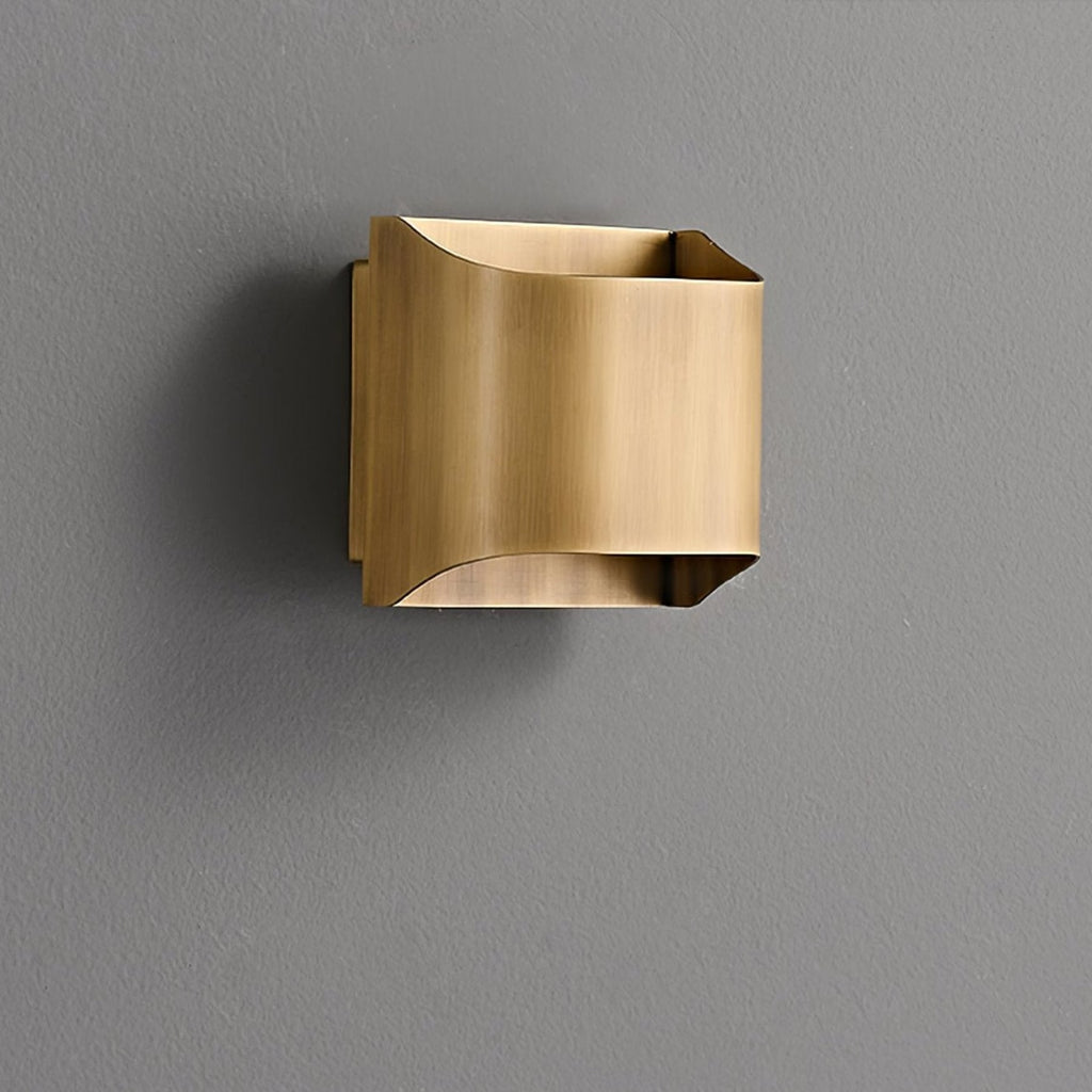 Modern Brass Wall Light With Warm LED Glow for Living Room — Ashbury Home & Living