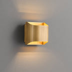 Modern Brass Wall Light With Warm LED Glow for Living Room — Ashbury Home & Living